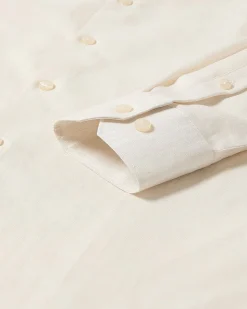 Tailored-Fit Linen Dress Shirt