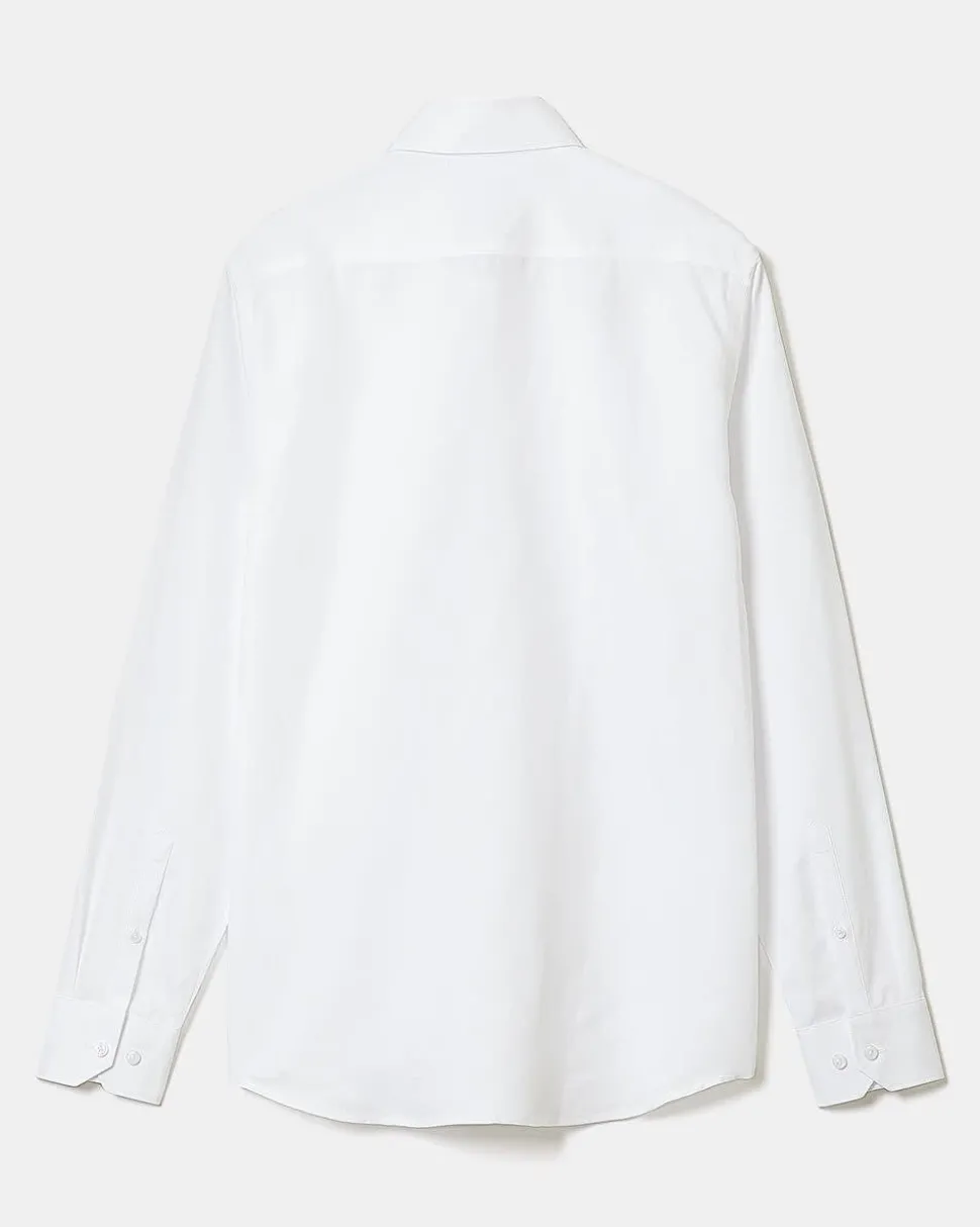 Tailored-Fit Linen Dress Shirt