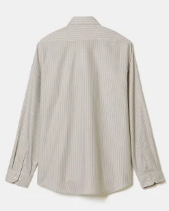 Tailored-Fit Striped Dress Shirt