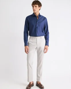 Tailored-Fit Two-Tone Dobby Dress Shirt