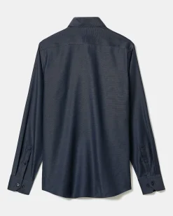 Tailored-Fit Two-Tone Dobby Dress Shirt