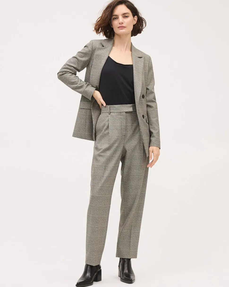 Tapered-Leg High-Rise Pant