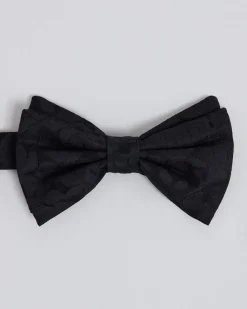 Tonal Floral Bow Tie