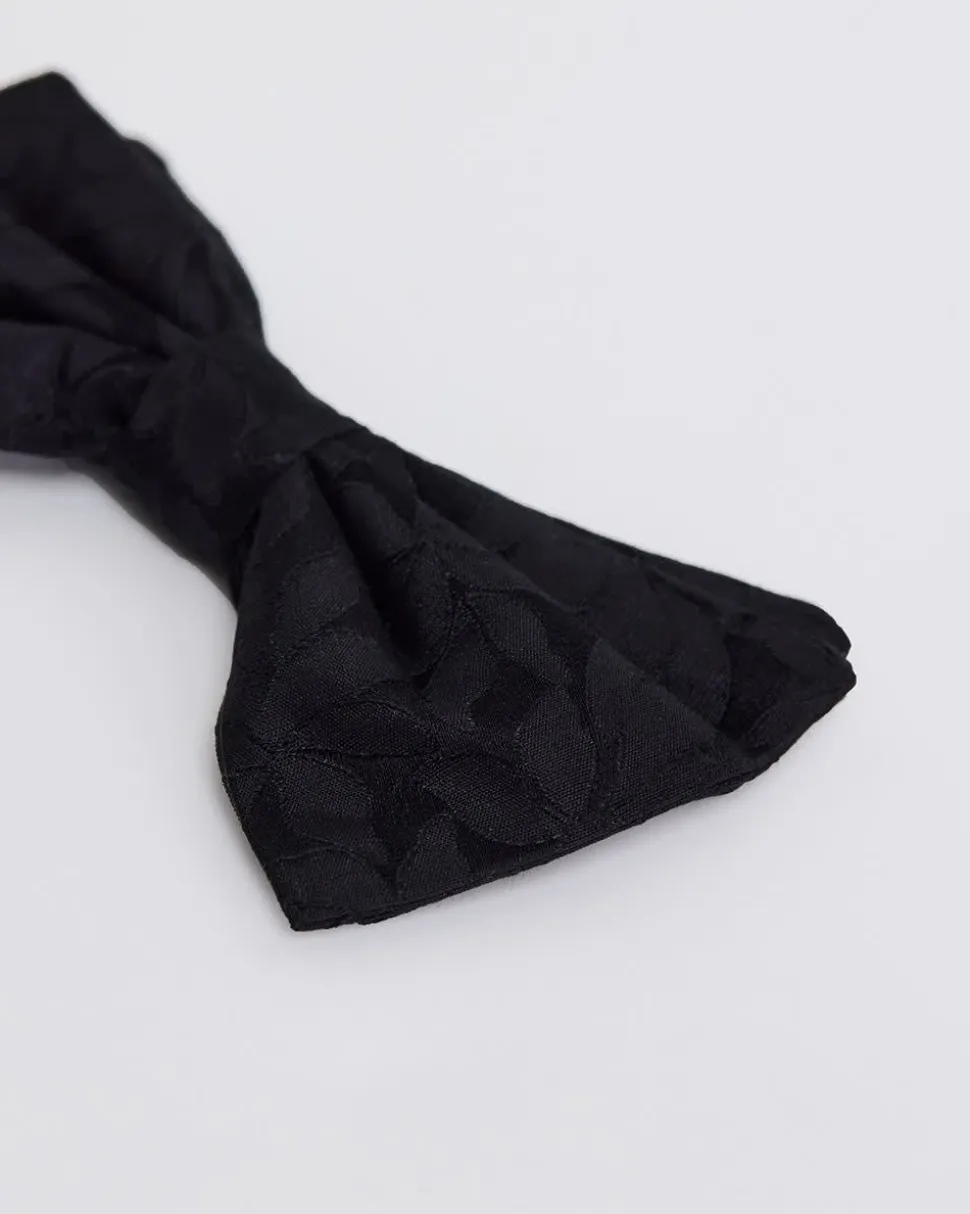 Tonal Floral Bow Tie