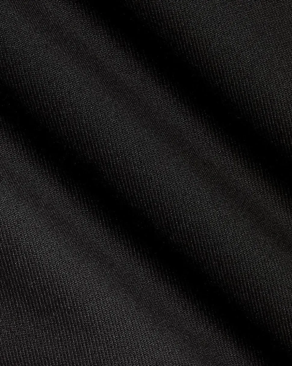 Twill Bomber Jacket with Shirt Collar