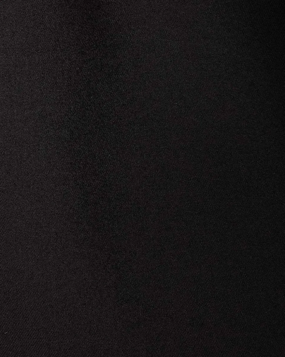 Ultra-High-Rise Twill Midi Skirt