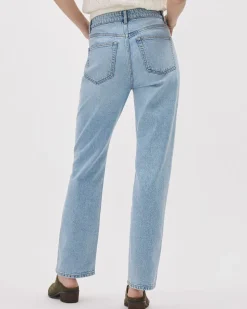 Vintage High-Waisted Straight-Leg Jeans