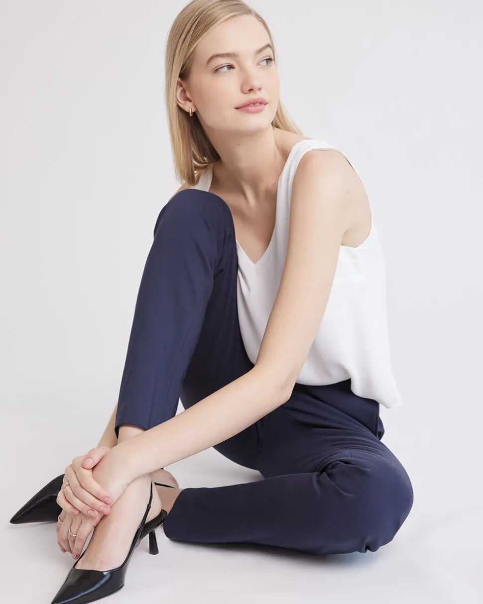 V-Neck Silky Crepe Cami