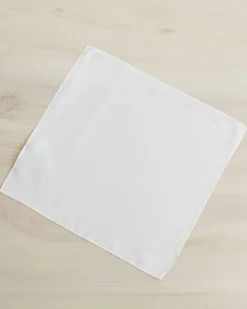 White pocket square