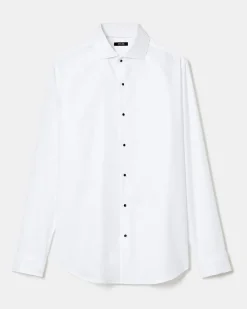 White Tuxedo Dress Shirt