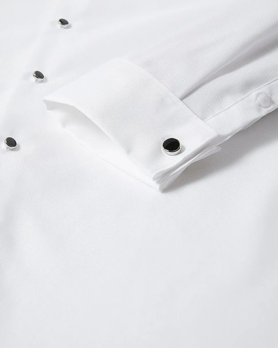 White Tuxedo Dress Shirt