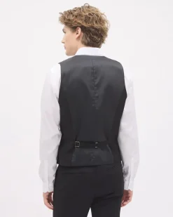 Wool-Blend Suiting Vest