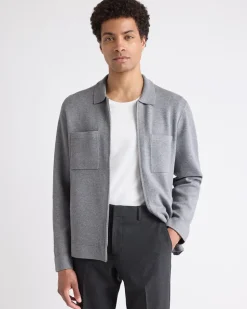 Zipped Sweater Cardigan